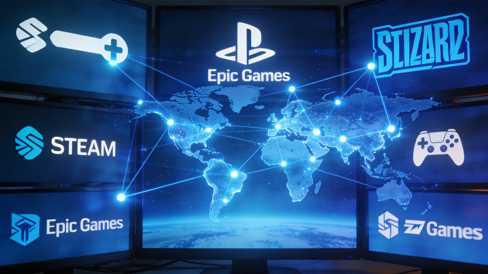 夸克加速器支持Steam、Epic、暴雪等多平台游戏加速